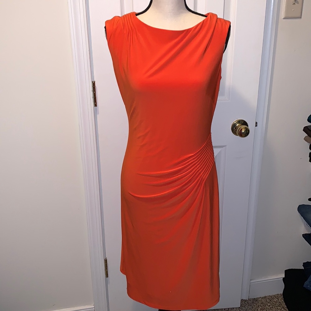 Orange Ralph Lauren dress